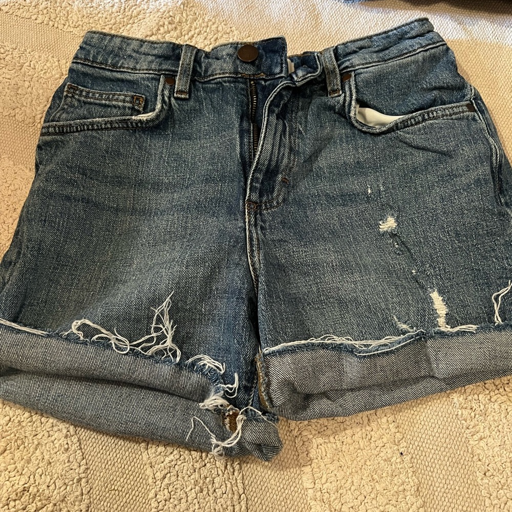 Stylish Blue Denim Jean Shorts